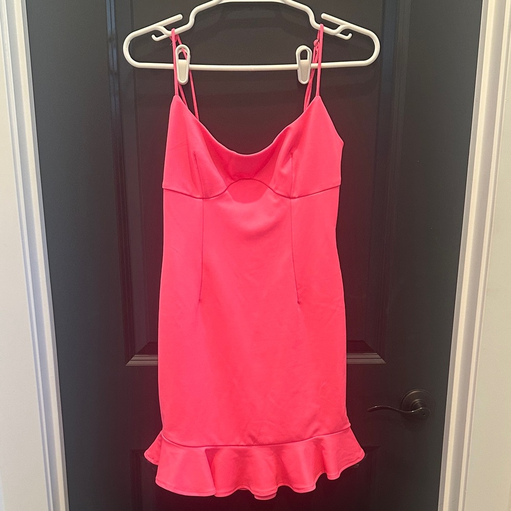 Hello Molly Pink Mini Dress
